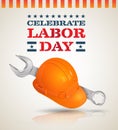 Celebrate Labor day poster.