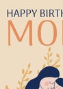 Celebrate Mom\'s special day, warm embrace depicted