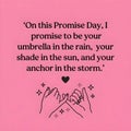 Romantic Promise Day Quote Aesthetic Graphic for Valentine\'s Week 2026 Royalty Free Stock Photo