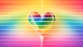 Embracing Diversity in Valentine\'s LGBTQ Celebration background.Generative AI