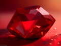 Scarlet Splendor: Exquisite Red Gemstone Artwork Available Now