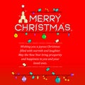 Celebrate the Season: Joyful \'Merry Christmas\' Card Illustration for Your Festive Creations!
