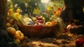 Bountiful Thanksgiving Harvest: A Cornucopia Overflowing with Seasonal Abundance