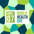 Celebrate World Health Day - Vector