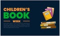 Celebrating Children's Book Week templet design