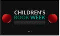 Celebrating Children's Book Week templet design