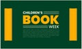 Celebrating Children's Book Week templet design