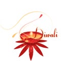 Celebrating Colourful Diwali Graphic