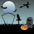 Celebrating Halloween Royalty Free Stock Photo