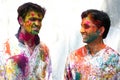 Celebrating Holi Royalty Free Stock Photo