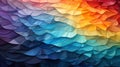 Celebrating lgbtq+ diversity: vibrant colors of acceptance. Created with Generative AI