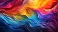Celebrating lgbtq+ diversity: vibrant colors of acceptance. Created with Generative AI