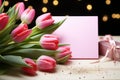 Celebrating women Warm greetings for Womens or Mothers Day festivity