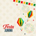 Celebration background for festa junina holiday festival