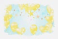 Celebration background, watercolor painting image