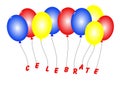 Celebration balloons