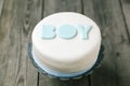 Celebration cake for a baby Royalty Free Stock Photo