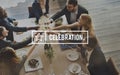 Celebration Celebrate Priase Party Happiness Anniversary Concept Royalty Free Stock Photo