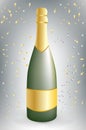 Celebration champagne bottle