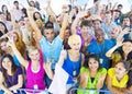 Celebration Cheering Fun Social Dancing Concept Royalty Free Stock Photo