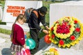 The celebration of the Day of victory in the 1941-1945 war in the Kaluga region of Russia.