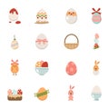 Celebration easter icons