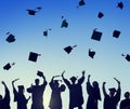 Celebration Education Graduation Student Success Learning Concept Royalty Free Stock Photo