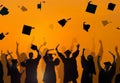 Celebration Education Graduation Student Success Learning Concep Royalty Free Stock Photo