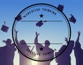 Celebration Education Graduation Student Success Learning Concep Royalty Free Stock Photo