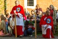 During the celebration the Feast of Corpus Christi. Krakow.