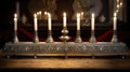 celebration hannukah candle