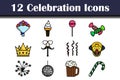 Celebration Icon Set Royalty Free Stock Photo