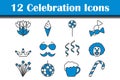 Celebration Icon Set Royalty Free Stock Photo