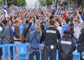 Celebration of the rise to Liga Adelante of Spanish Football Lea