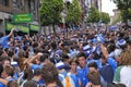 Celebration of the rise to Liga Adelante of Spanish Football Lea