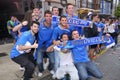 Celebration of the rise to Liga Adelante of Spanish Football Lea