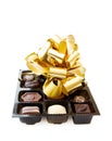 Celebration of a special day with fine chocolates Royalty Free Stock Photo