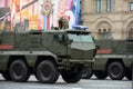 Celebration of the 72th anniversary of the Victory Day WWII. Mine-Resistant Ambush Protected MRAP armored vehicles Typhoon-K Royalty Free Stock Photo