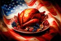 celebration of the Thanksgiving holiday, November 24th in the United States of America