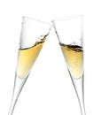 Celebration toast with champagne Royalty Free Stock Photo