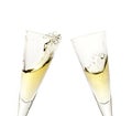 Celebration toast with champagne Royalty Free Stock Photo