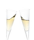 Celebration toast with champagne Royalty Free Stock Photo