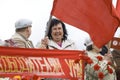 Celebration of Victory Day in Riga Royalty Free Stock Photo