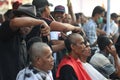 Celebration the victory of Presidential Candidate Joko Widodo Royalty Free Stock Photo