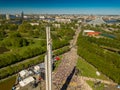 9 may celebration in Riga, Latvia. Victory day. Royalty Free Stock Photo