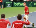 Celebration win in Davis World Cup of Tennis