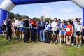 Celebrations the first Cross in Huelva, Andalusia