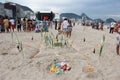 Celebrations of Yemanja at Copacabana Beach
