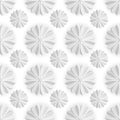 Celebratory background. Volumetric white snowflake on a white background. Xmas.