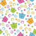 Celebratory seamless pattern